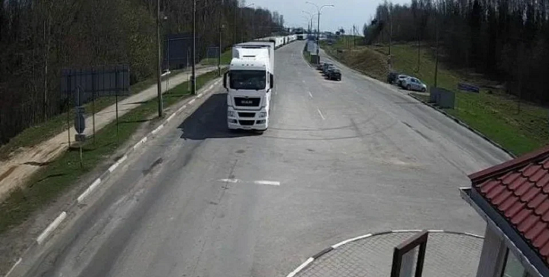 грузовики на белорусско-литовской границе